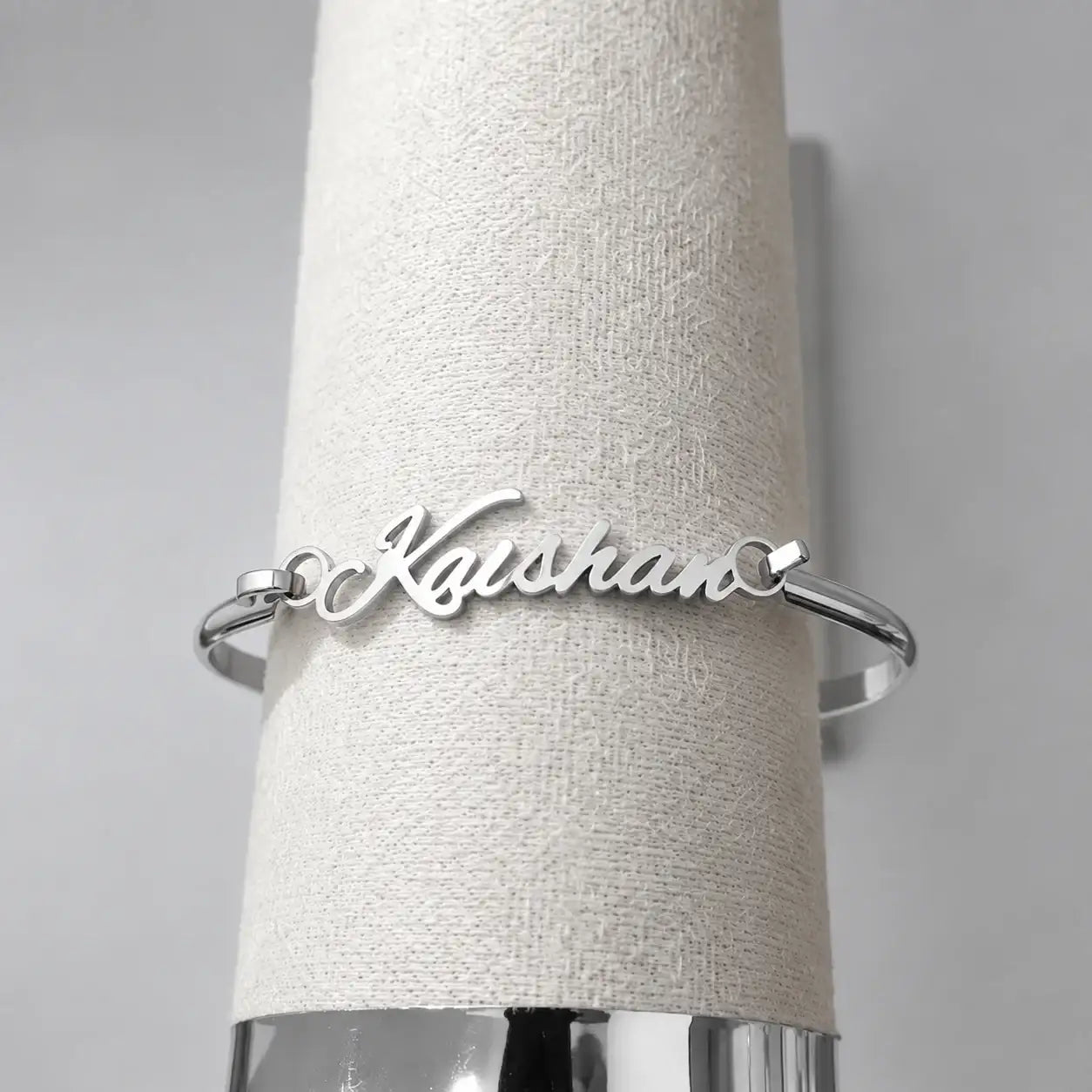 Custom Script Name Cuff Bracelet