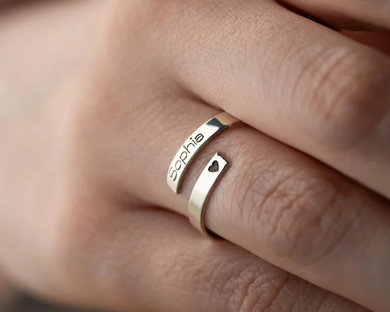 Custom Double Name Adjustable Twist Band